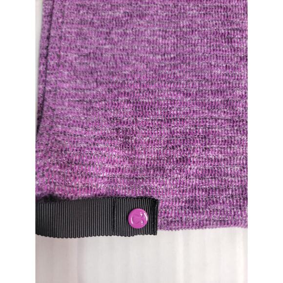 Lululemon OS Snap Scarf Wrap Infinity Heather Purple One Size Womens Athleisure - Picture 7 of 10